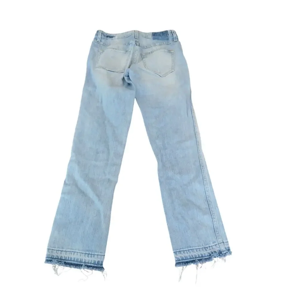 AMO Babe button fly distressed hems sweet cheeks ‎ sz 25